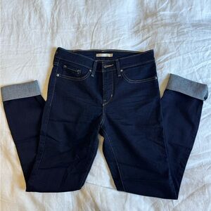 Levi's 311 Shaping Skinny: Dark Blue Women's Jeans: Size 27